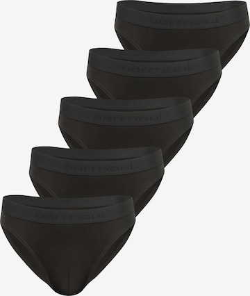 Slip 'Sliwen' normani en noir : devant