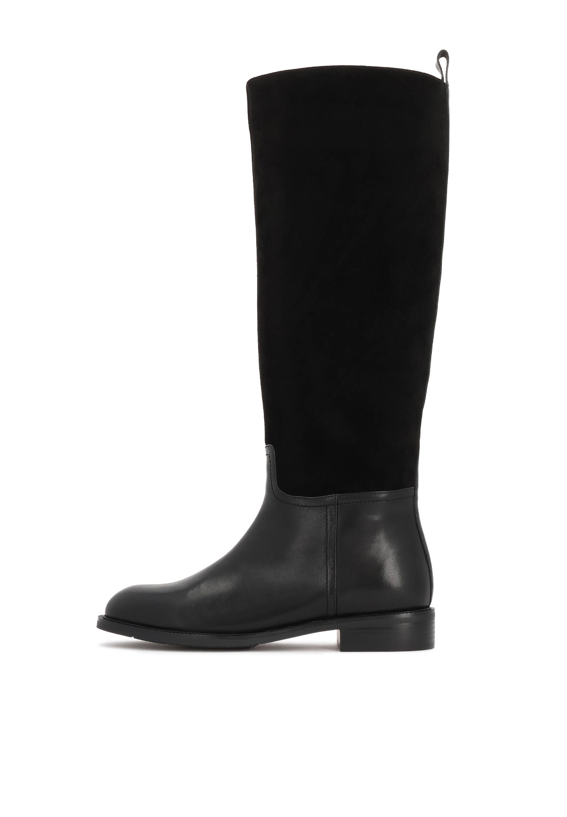 Kazar Stiefel in Schwarz: Vorderseite