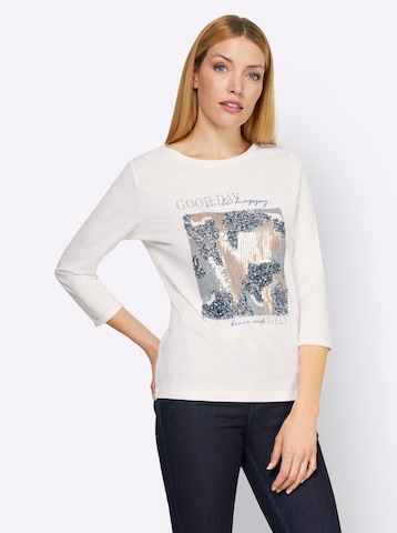 heine T-shirt i vit: framsida