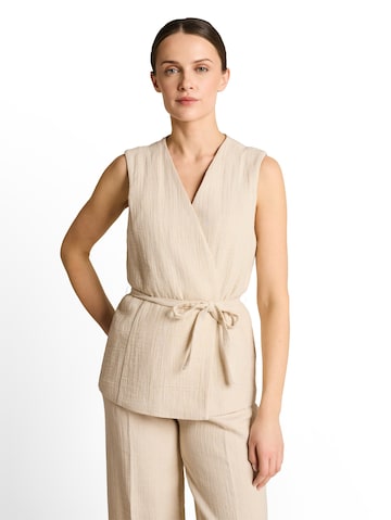 TOM TAILOR Жилетка в Бежевый: спереди