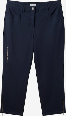 SHEEGO Slimfit Hose in Blau: predná strana