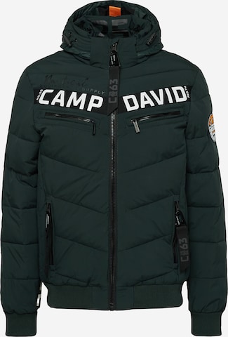 CAMP DAVID - Casaco de inverno em verde: frente