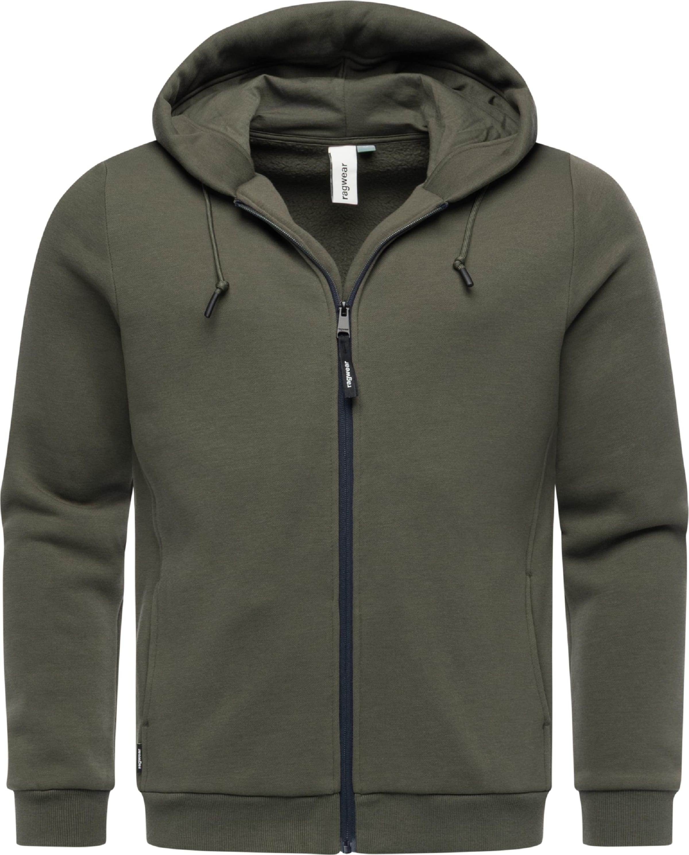 Ragwear Sweat jacket 'Wernons' in Green: front