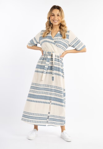 Robe IZIA en bleu : devant