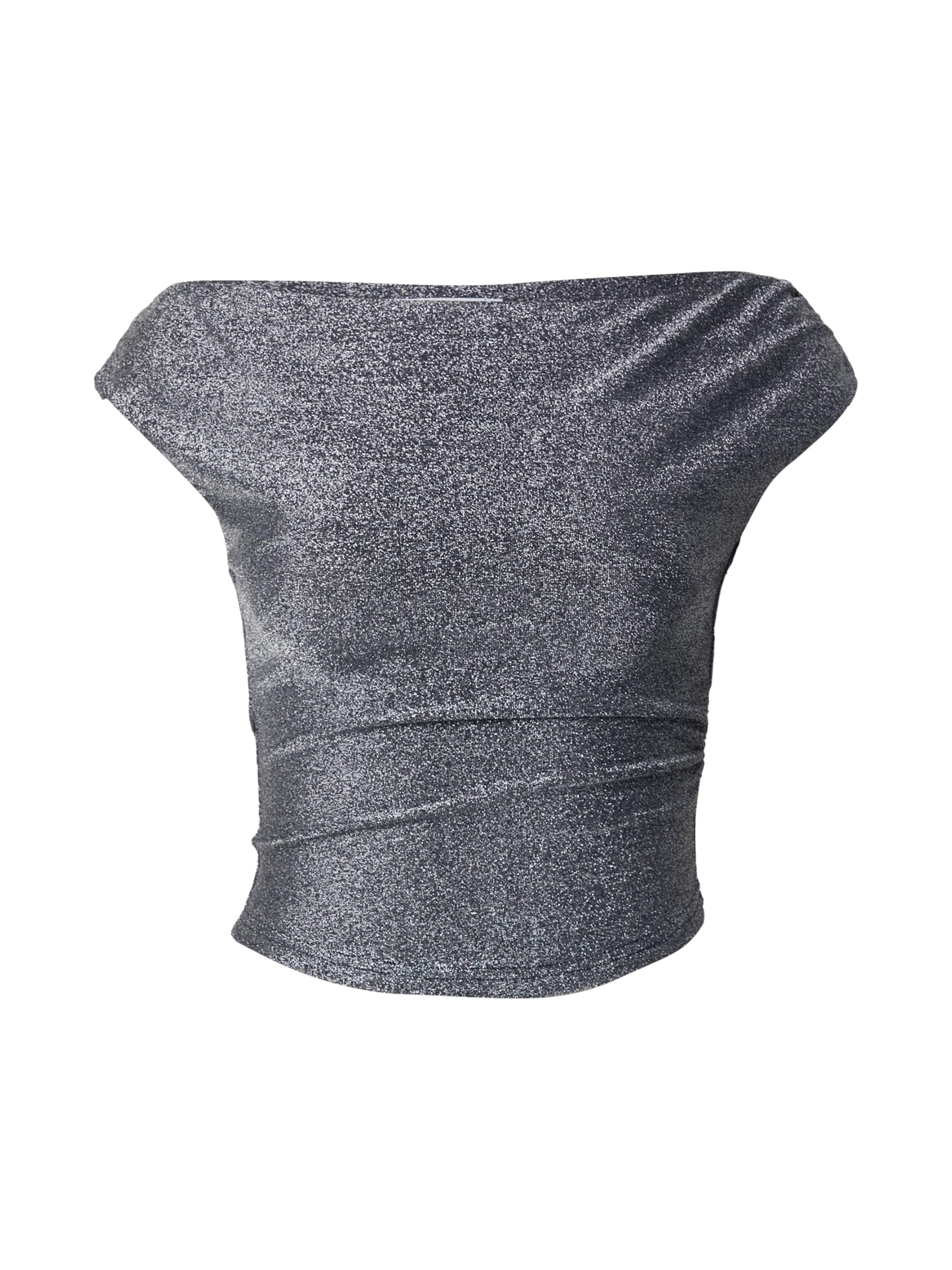 ABOUT YOU Tričko 'Nova' – stříbrná: přední strana