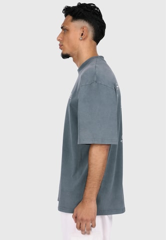 Dropsize Shirt 'Tour' in Grijs