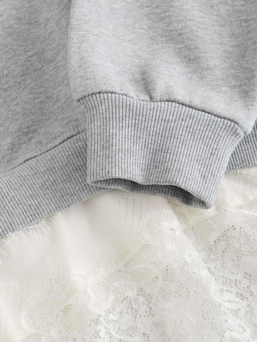 Next Sweatshirt i grå