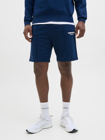 JACK & JONES Loose fit Trousers 'JPSTKANE JJVESTERBRO' in Blue: front