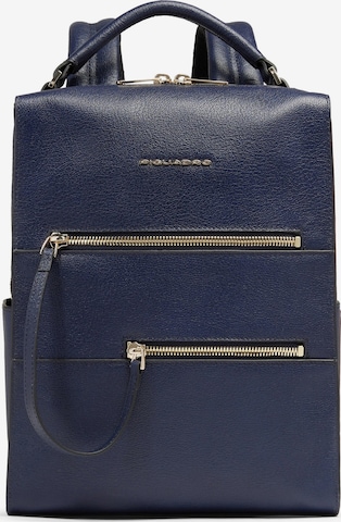 Sac à dos Piquadro en bleu : devant