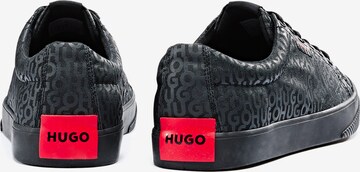 HUGO Red Sneakers laag 'Dyer' in Zwart
