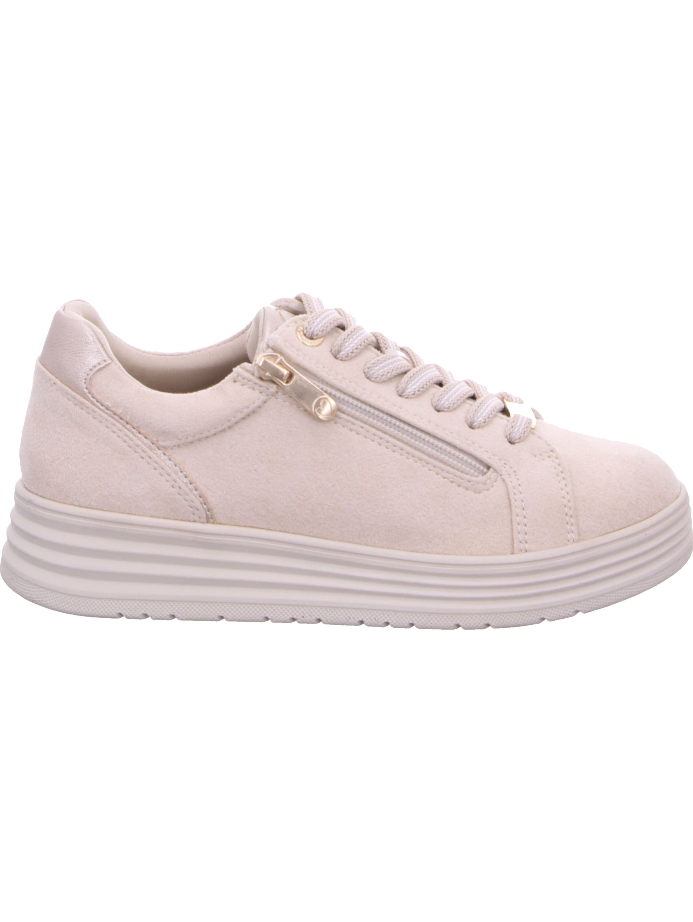 MARCO TOZZI Schnürschuhe in Beige