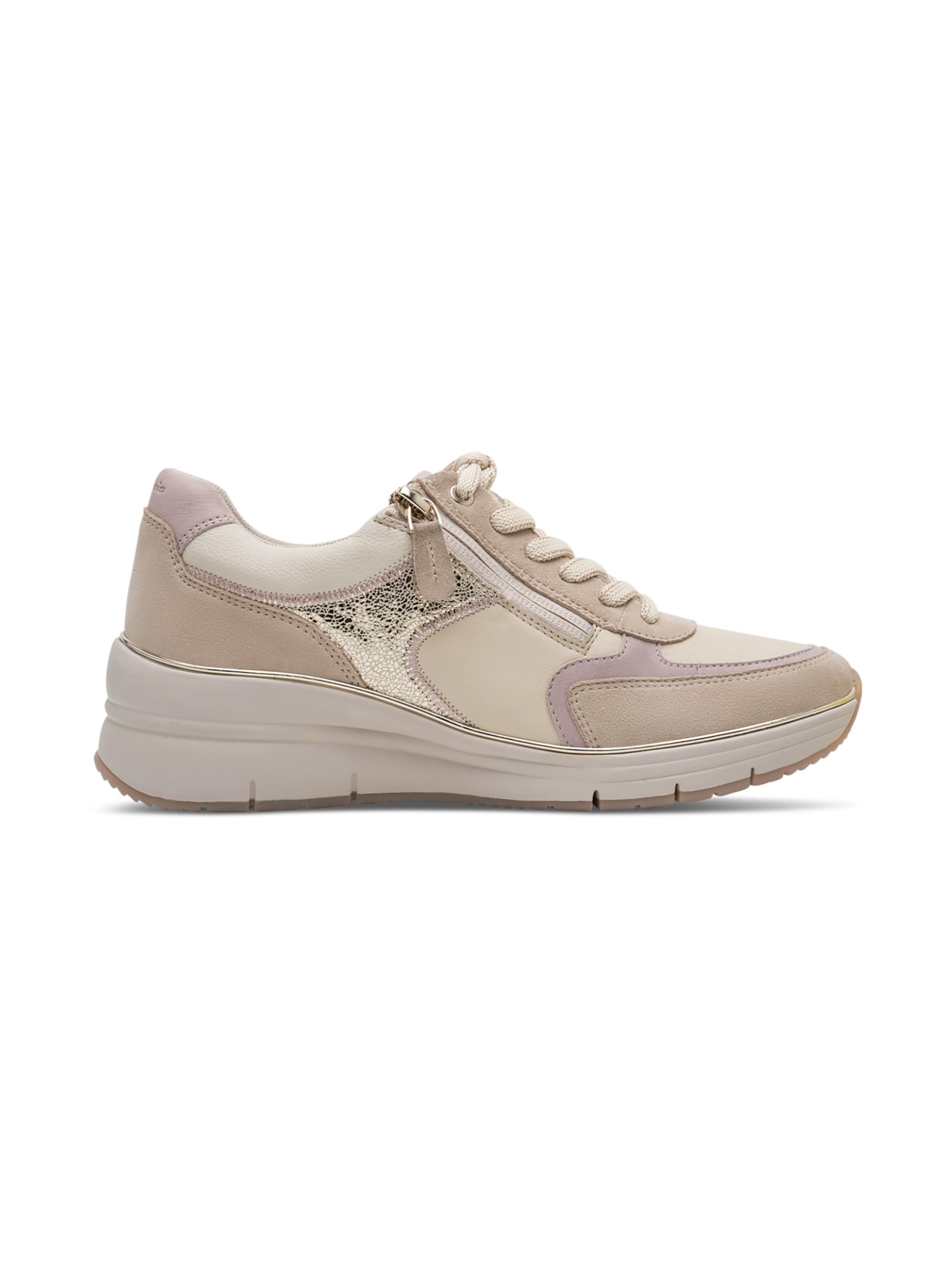Tamaris Platform trainers in Beige