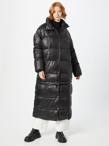 River Island Wintermantel in Schwarz: predná strana