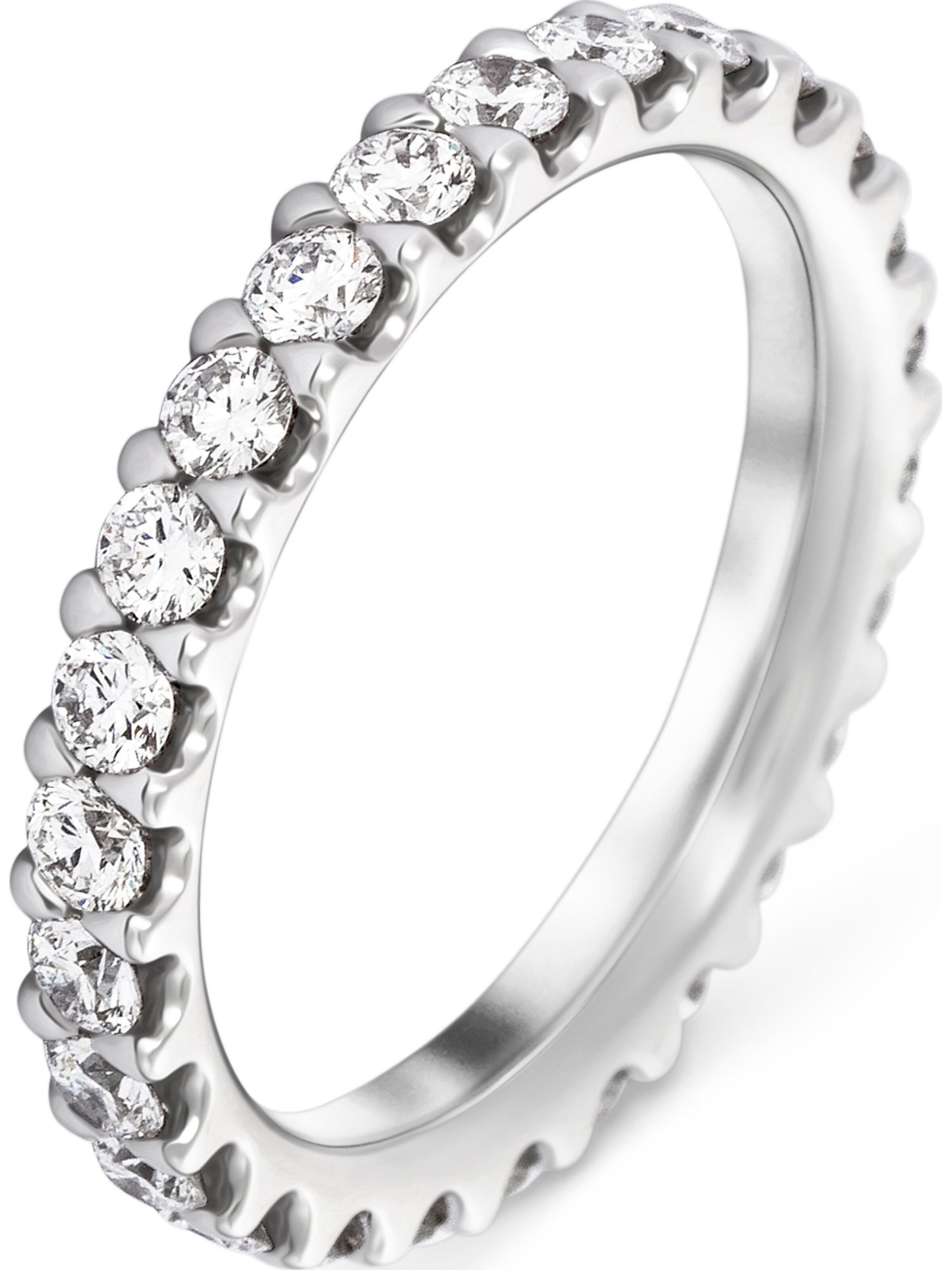 CHRIST Ring in Weiß: Vorderseite