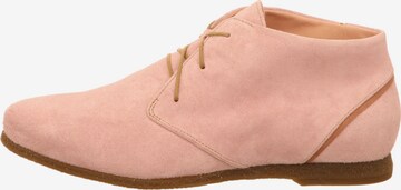 THINK! Lace-Up Ankle Boots in Pink