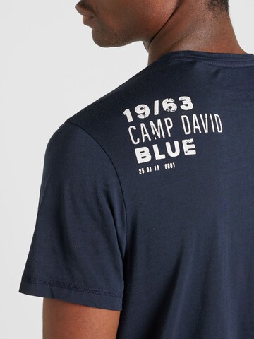 CAMP DAVID Μπλουζάκι σε μπλε