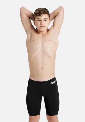 ARENA Bathing trunks 'TEAM SWIM JAMMER SOLID' in Black