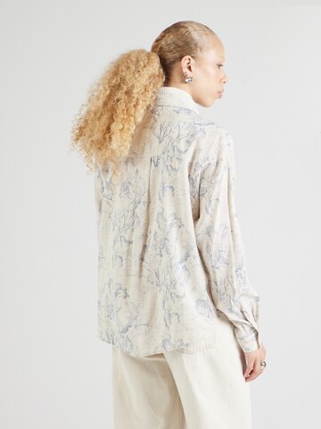 PIECES Blus 'PCNIER' i beige
