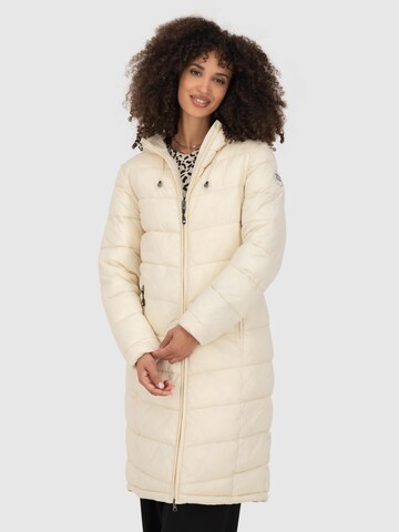 Alife and Kickin - Abrigo de invierno 'FrancesAK' en beige: frente