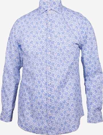 Black Label Shirt Regular fit Button Up Shirt 'MIAMI' in Blue: front