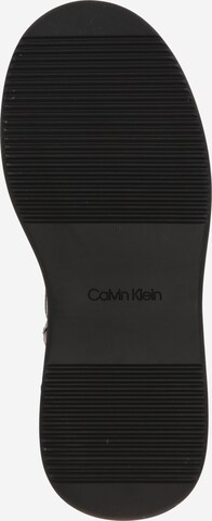 Calvin Klein Šněrovací kozačky – černá