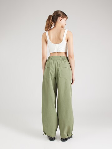 Wide Leg Pantalon cargo Jordan en vert