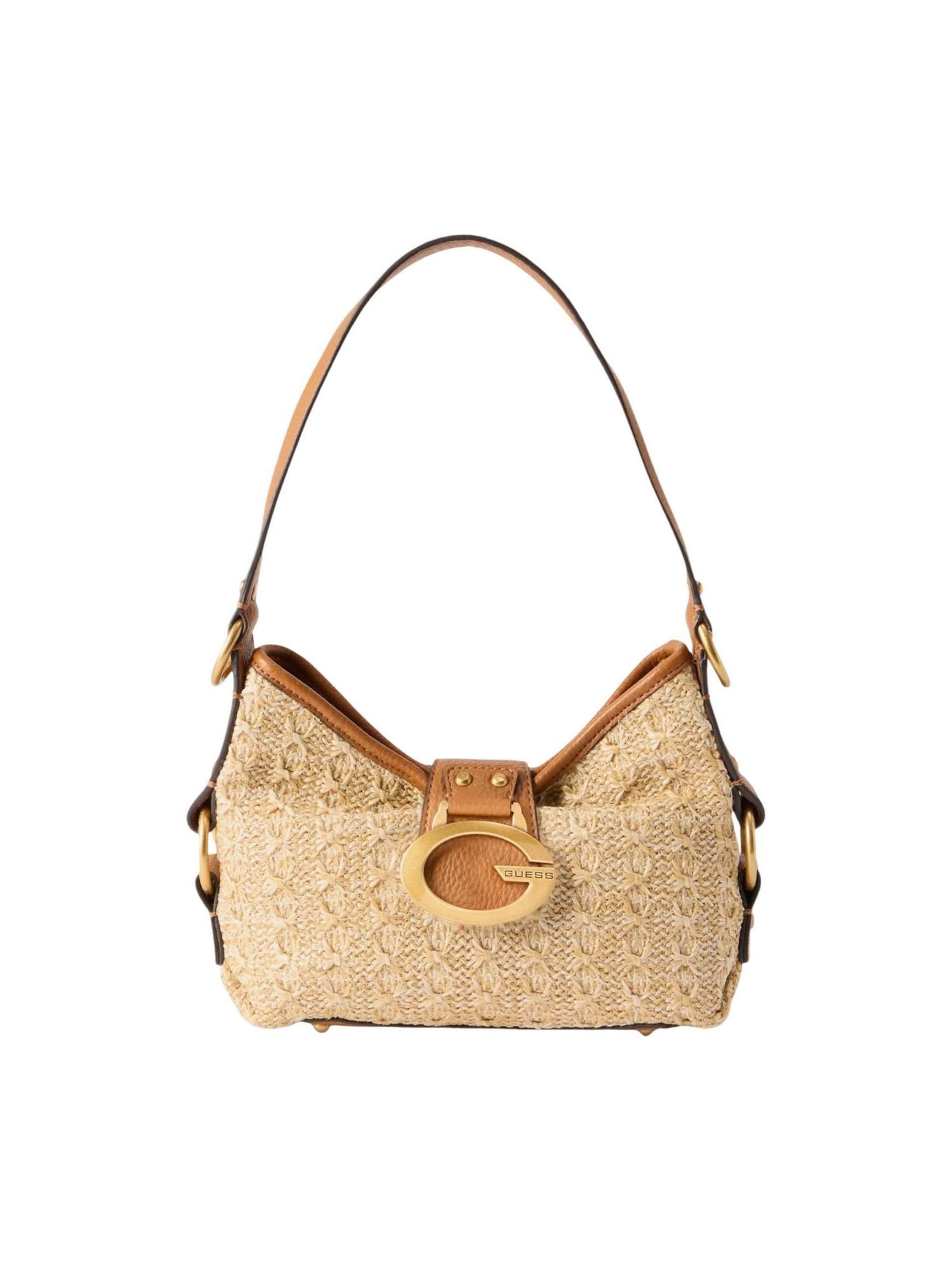 Sac bandoulière 'CAMDEN SHOULDER BAG HWRB93 08180' GUESS en beige : devant