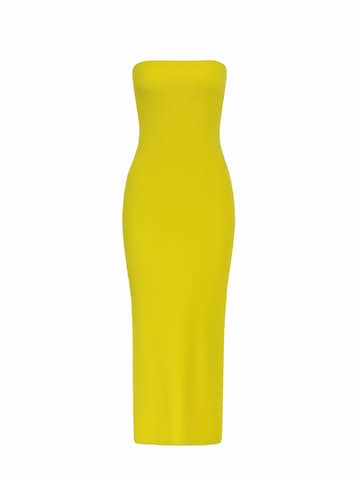 Nudyess Summer Dress 'Melrose Maxi' in Yellow: front