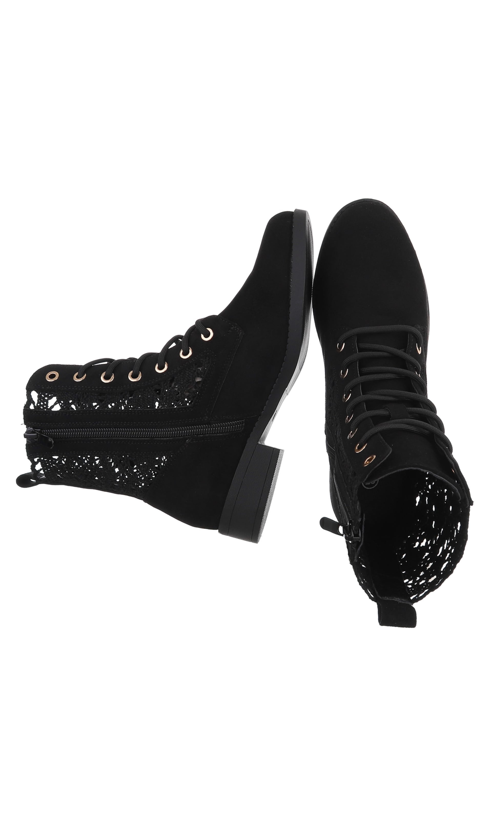 Ital-Design Stiefelette in Schwarz