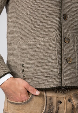 STOCKERPOINT Knitted costume cardigan ' Nicolo' in Beige