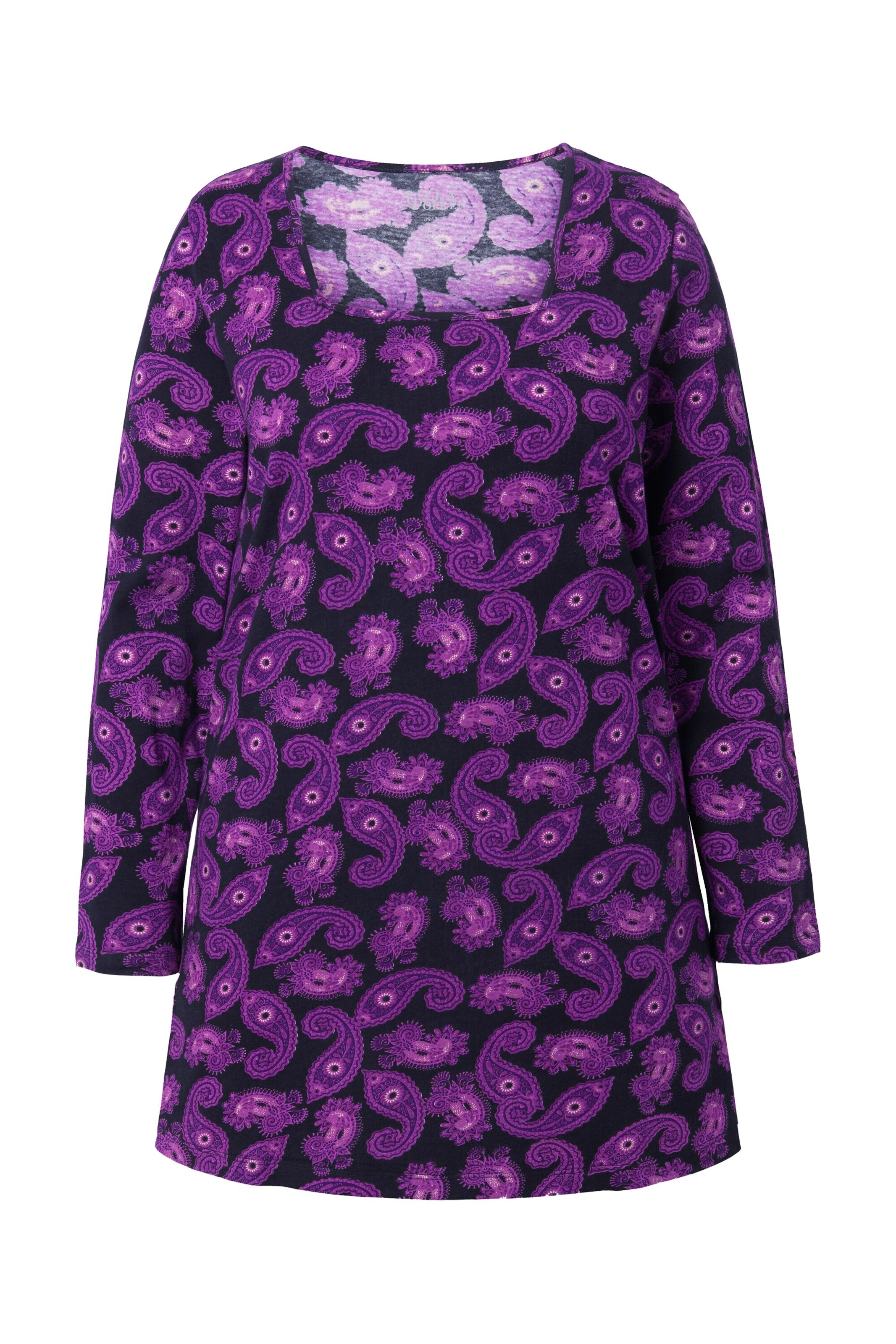 Ulla Popken Shirt in Lila: voorkant