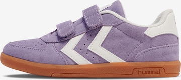 Hummel Sneakers 'VICTORY SUEDE II' in Lila: voorkant