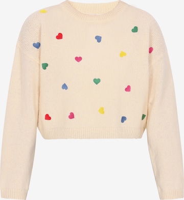 balta MYMO Laisvas megztinis 'Young Fashion': priekis