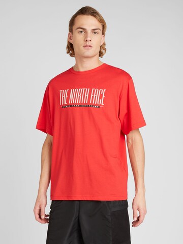 THE NORTH FACE Shirt 'EST 1966' in Red: front