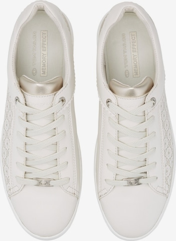 TOM TAILOR Sneakers laag in Beige