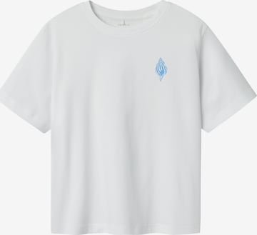 NAME IT Shirt 'NKFJassa' in White: front