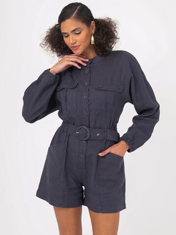 FRESHLIONS Jumpsuit 'Jade' in Blauw