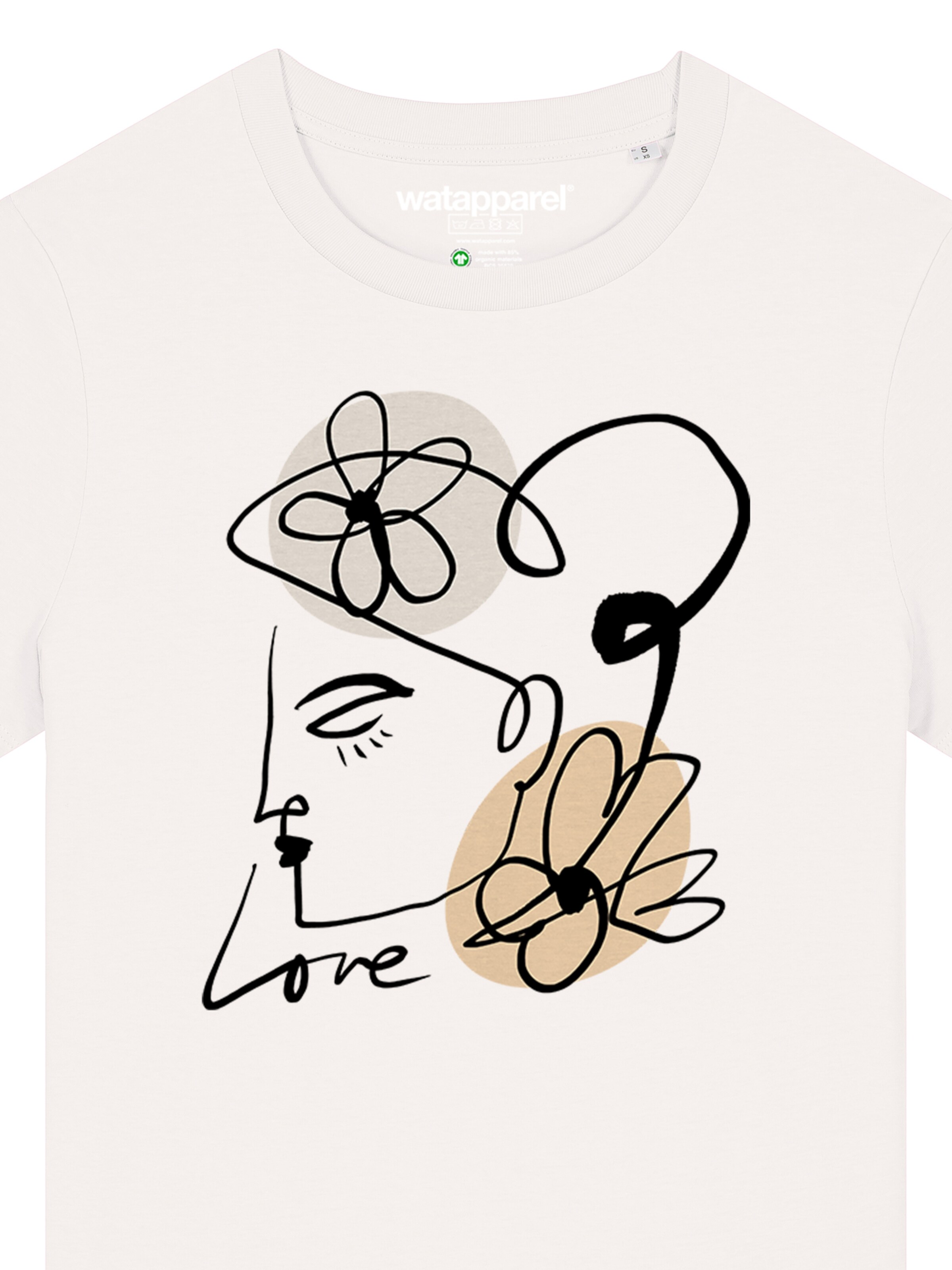 Watapparel Shirt 'Self love' in White