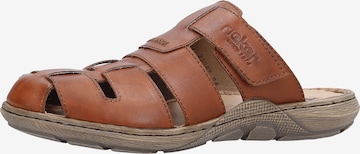 Rieker Mules '22087' in Brown: front