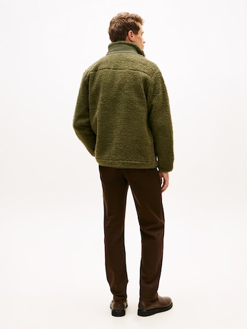 TOMMY HILFIGER Fleecejakke i grøn