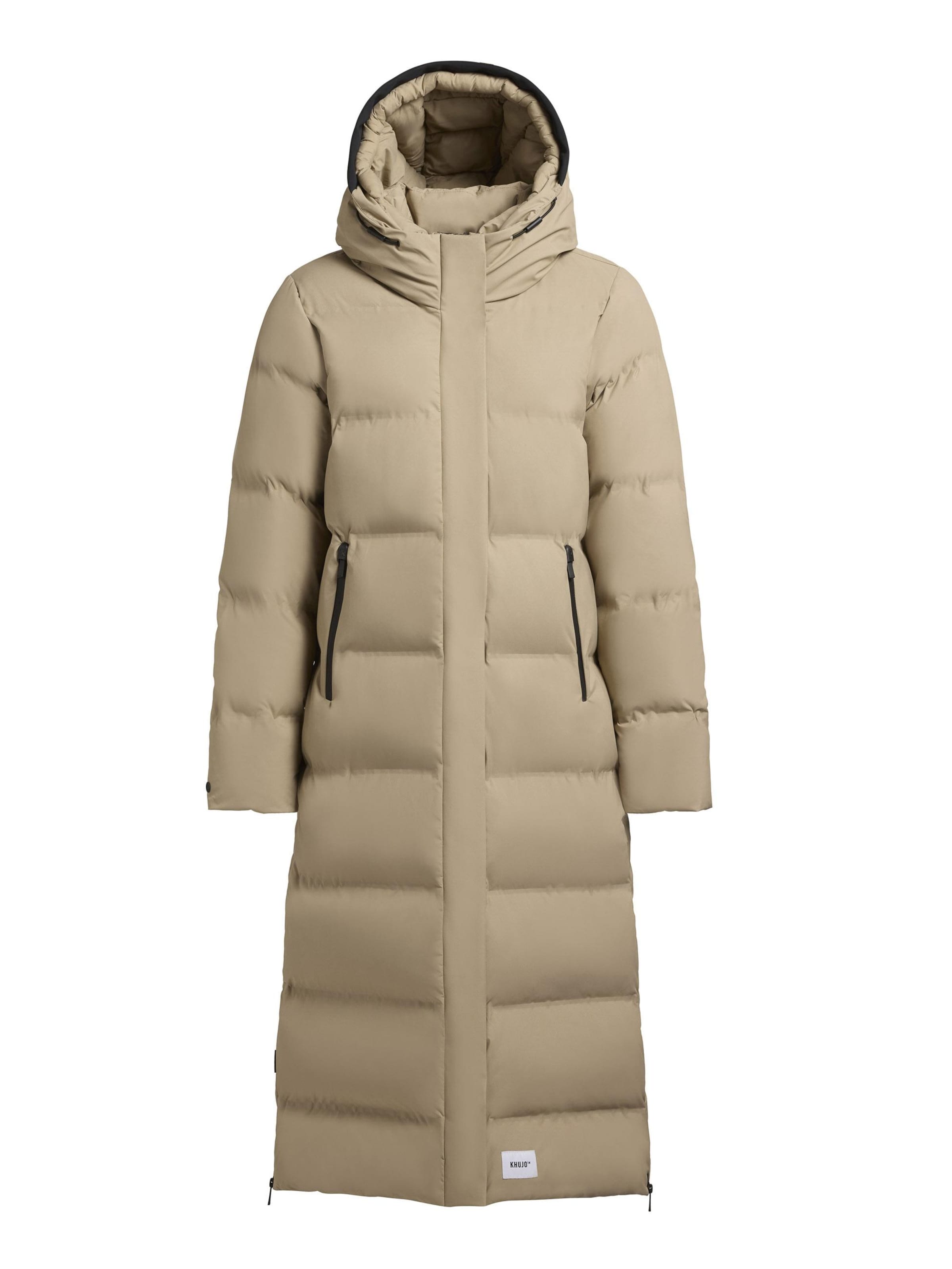 Cappotto invernale di khujo in beige: frontale
