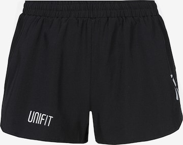UNIFIT Regular Workout Pants in Black: front