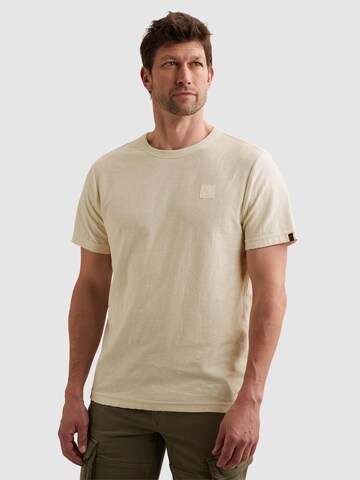T-Shirt 'T-shirt in jersey with allover jacquard pattern' PME Legend en blanc : devant