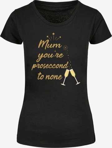 ABSOLUTE CULT Shirt 'Mother's Day - Proseccond To None' in Black: front