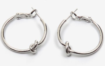 J. Jayz Earrings in Silver: front