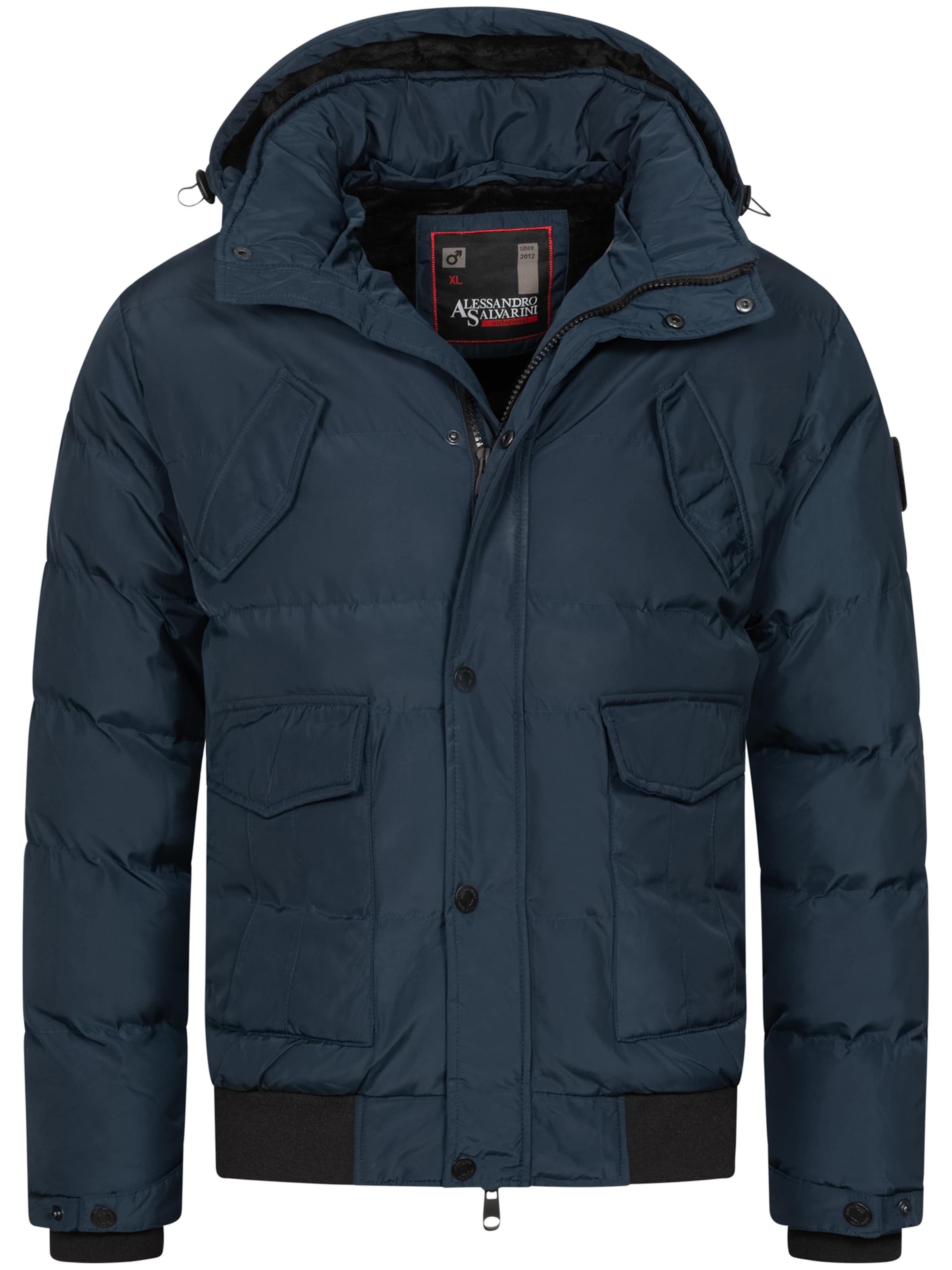 Alessandro Salvarini Winterjacke in Blau