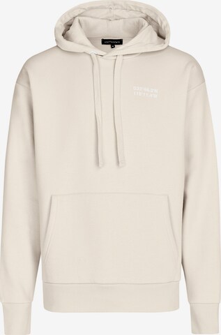 Sweat-shirt Steffen Klein en beige : devant