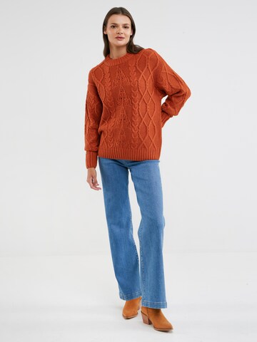 BIG STAR Pullover 'Nikula' in Orange