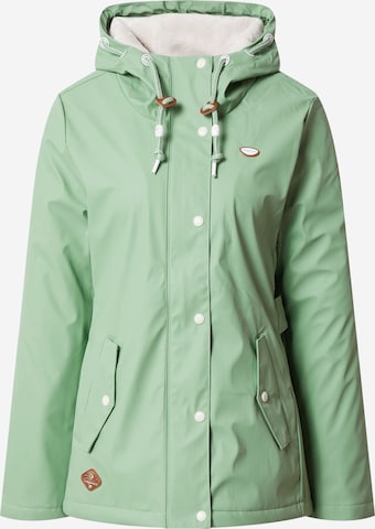 Ragwear Between-season jacket 'MARGE' in Green: front