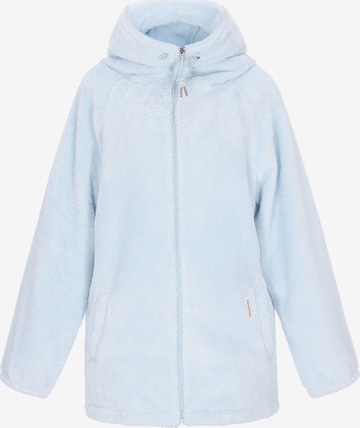 Schmuddelwedda Fleece jas in Blauw: voorkant